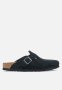 Birkenstock Boston Suede Narrow - Black