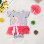 Swan Princess Tulle Romper 3-6M - The Purple Lovey