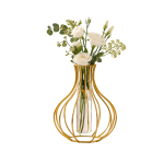 Modern Decorative MINI Flower Vase Gold - 12X12X16CM