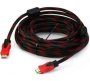 To 5 M Gold Plated Compatible With Computer Tv Gaming Console Laptop Black Red One Cable