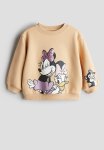 Motif-detail Sweatshirt - Beige disney