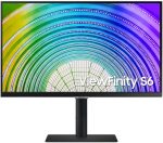 AMD LS24A600UC Samsung 24 Qhd Flat Borderless Freesync Monitor 2560 X 1440 Ips Resolution 1X Display Port 1X HDMI
