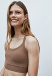 Drymove Seamless Medium Support Sports Bra - Brown