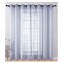 Matoc Designs Curtain - Mystic Voile - Dove - Eyelet - 285CM W X 233CM H