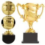 Golden Trophy Award - Perfect For Sports Competitions Outdoor Events & Party Favors