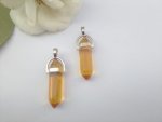 Citrine Colored Point Pendant