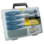 Stanley 5002 Chisel Set 6 12 18 25 Oil And Stone |0-16-30