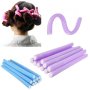 10PCS Magic Hair Curlers Rollers Soft Foam Bendy Hair Rollers Diy Hair Styling Tool Hair Curler Modeler Spiral Roller Curlers