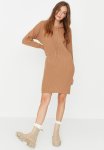Crescent MINI Dress - Brown