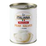 La Italiana Premium Pear Halves In Syrup 820GR