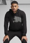 Puma M Tad Big Logo Woven Jacket - Black