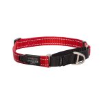Rogz Utility Control Collar Web - Large Red