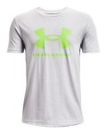 Boys' Ua Sportstyle Logo Short Sleeve - Halo Gray Ysm