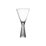 - Martini Glass With Etched Stem Set Of 2