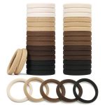 100PCS Hair Ties Extra Thick 5CM Elastic Hair Bands For Thick Hair