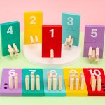 Montessori Math Toys New Wooden Number Sticks Toys Early Childhood Education For Children's Mathematics Children's Number And Co