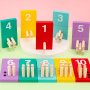 Montessori Math Toys New Wooden Number Sticks Toys Early Childhood Education For Children's Mathematics Children's Number And Color Recognition Toys Halloween Christmas Thanksgiving Gifts