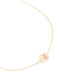 Goldair Gold Double Loop Rondell Pendants Necklace