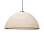 Rattan Tube Pendant Light Natural Antique White - Antique White / Large