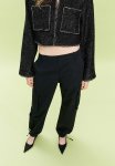 Twill Cargo Trousers - Black