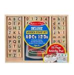 Melissa Abc's Wooden Stamp Set