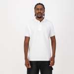 Tonal Embroidery Ss Polo- White - 3XL