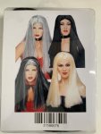 Long Black Wig Streak