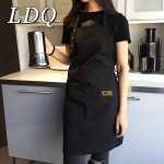 1PC Apron Waterproof And Oil-proof Apron Adjustable Bib Apron Kitchen Cooking Aprons For Restaurant Eid Al-adha Mubarak