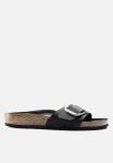Birkenstock Madrid Big Buckle Oiled Leather Narrow - Black