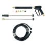 3000 Psi Car Water Power Washer High Pressure Spray Gun With 2 Extension Wand & 5 Nozzles