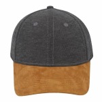 Chambray suede 6 Panel Cap