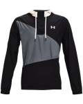 Men's Ua Woven Crest Anorak Jacket - BLACK-001 XXL