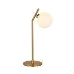 Branch Table Lamp Gold With Frosted Glass