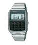 Casio Databank Digital Wrist Watch With 8-DIGIT Calculator Silver Black