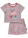 Kids Christmas Festive Stripes Pyjamas Set
