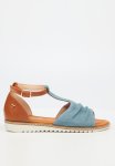 Walnut 3 Ankle Strap - Blue