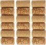 20PCS Wine Bottle Stoppers Set With Microgranule And Plain Corks Natural