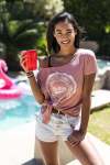 The Knot-top In Dusty Rose - M