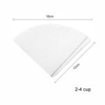 Coffee Accessories Coffee Filter Paper Coffee Cup White 40PCS 1 Pack