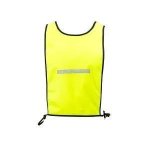 Day-glow Lime Reflective Solid Material Maxi Bib