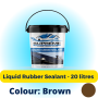 Liquid Rubber Sealant – 20 Litres – Brown