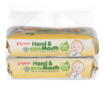 Hand And Mouth Wet Wipes 2 Pack 60S