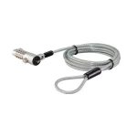 Mecer 4 Dial Notebook Cable Lock Resettable Combination