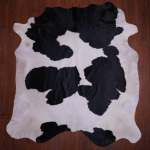 Bs Grade Nguni Hide 582 Black white L - Large Black white Panelled