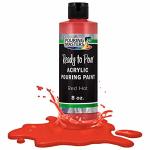 Pouring Masters Hot Tamale Red Acrylic Ready To Pour Pouring Paint - Premium 8-OUNCE Pre-mixed Water-based - For Canvas Wood Pap