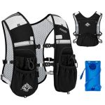 Running Hydration Vest For Women Men 2 Pcs - Waterproof Running Water Backpack Hydration Pack With Water Bladder Lightweight Wat