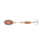 Black Fury Orange Dot Silver Blade