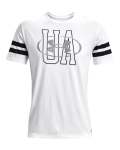 Men's Ua Originators Lockertag Short Sleeve - White LG