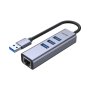 UNITEK USB3.0 3-PORT USB Hub With Gigabit Ethernet H1906A