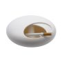 Ashtray Pebble - White Melamine